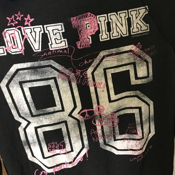 Victoria secret black zip up jacket - Picture 3 of 4